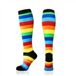 جوارب ضغط مخططة